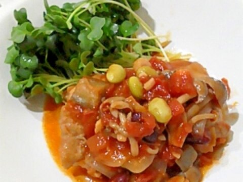 お豆たっぷり！トマト煮込み